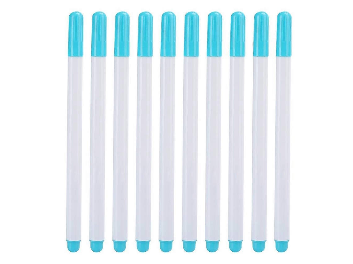 10 Marcadores De Tecido Solúveis Em Água E Apagáveis, Acessórios De Alfaiataria, Azul Olysi Shop