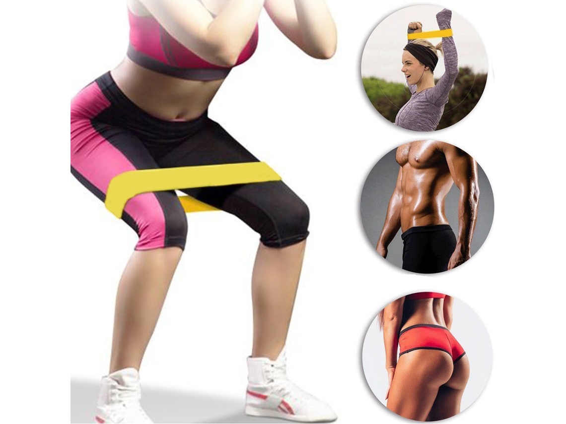 Bandas De Resistência Tpe Elásticas Para Exercícios Gym Yoga Treino Bunda Pull Rope Equipamento Fitness