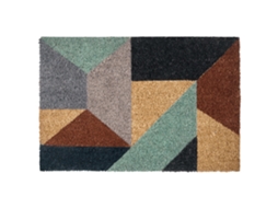 Felpudo Beliani Kipmik De Fibra De Coco Multicolor 40x60