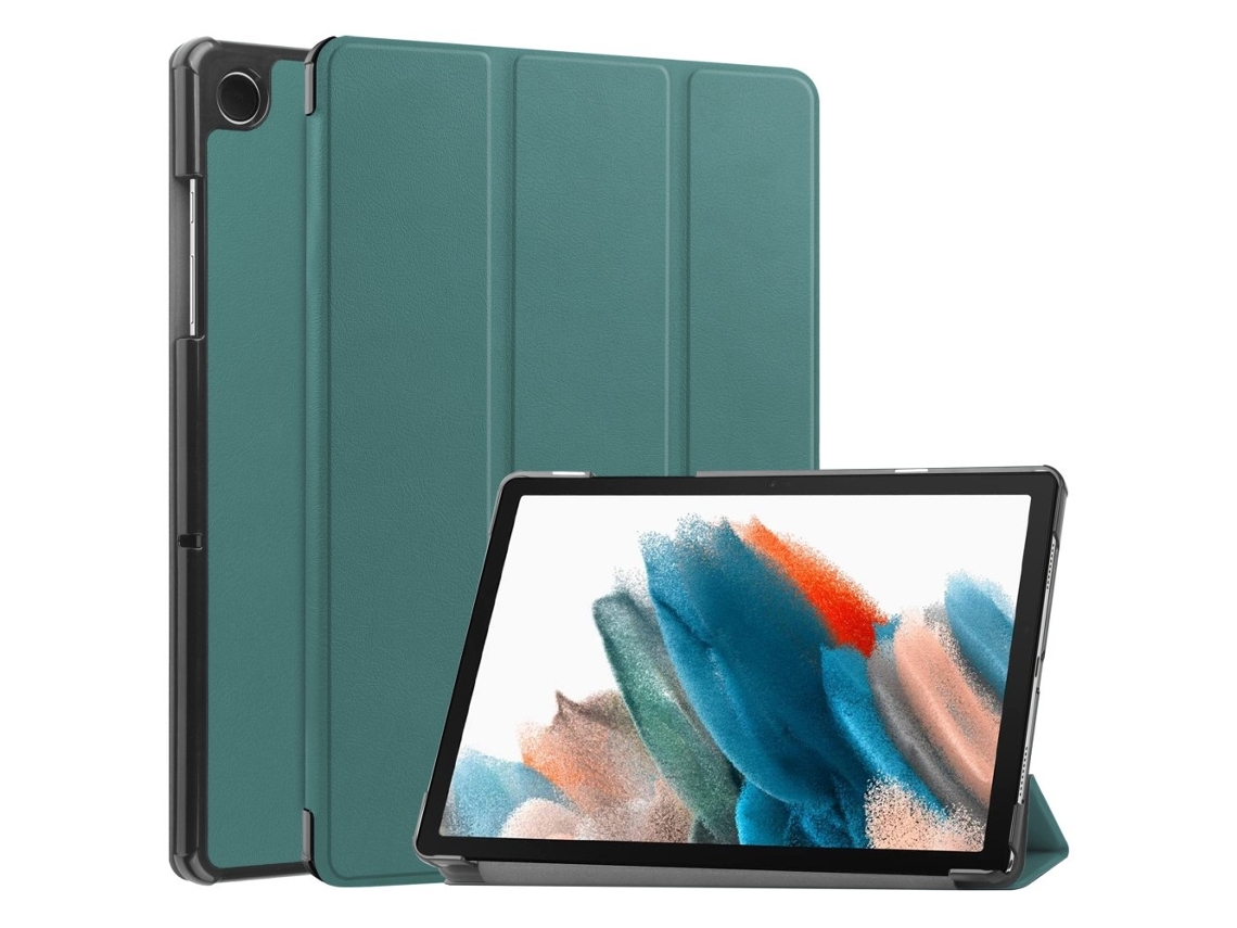 Capa Dobrável Para Samsung Galaxy Tab A9+-verde