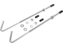 Suporte de montagem de bateria automotiva resistente ao desgaste, compatível com 10