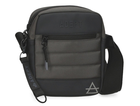 Bolsa Tiracolo Poliéster Dmas Cinzento ADEPT