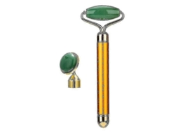 Massageador Facial em Formato de T com Design Elétrico, Ferramenta Massagem Verde GOKOCO (2 Peças)