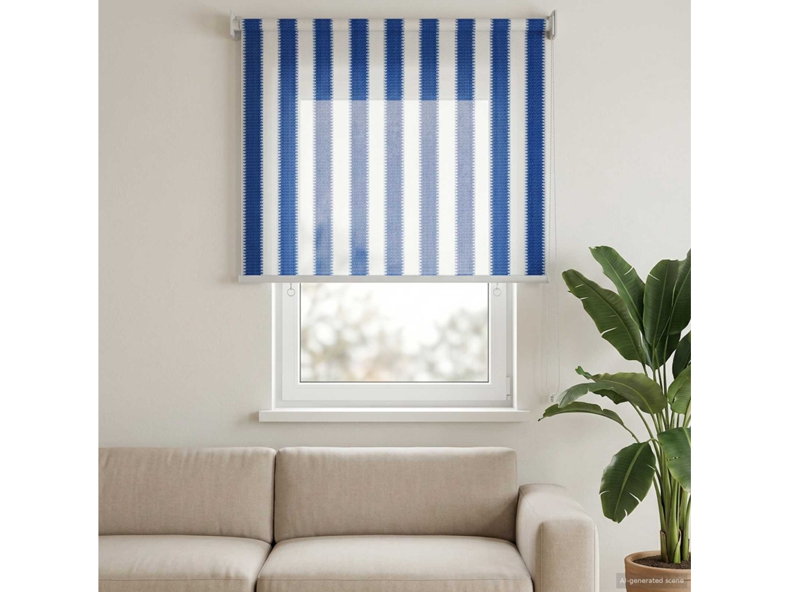 Vidaxl Persiana Rolô Externa Com Bloco De 90% Uv 80 X 140 Cm Hdpe