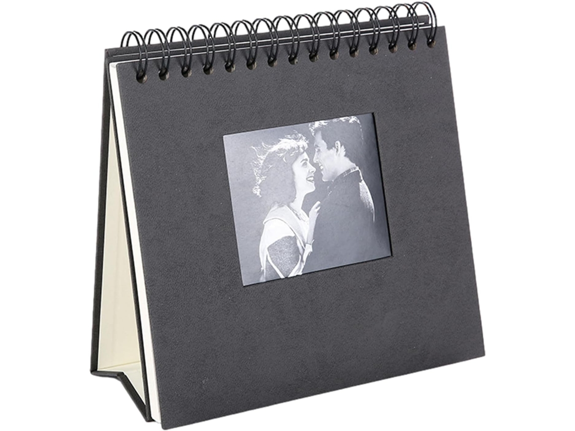 Álbum De Fotos Com Calendário De Mesa - Porte-photos De Bureau Vintage - Présentoir Photo Créatif