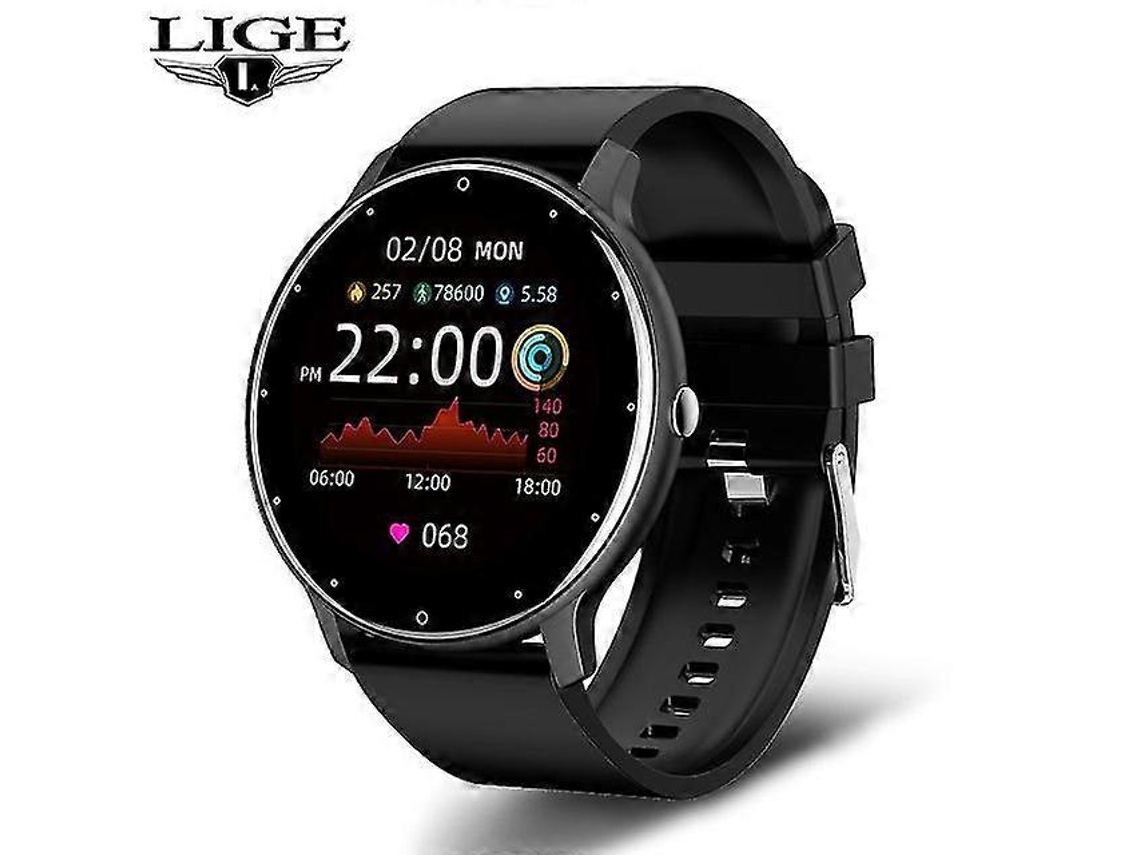 Relógio inteligente feminino 2023, smartwatch esportivo à prova d'água com tela sensível ao toque HD, compatível com Android e iOS, com lembrete de chamada e bicicleta elétrica.