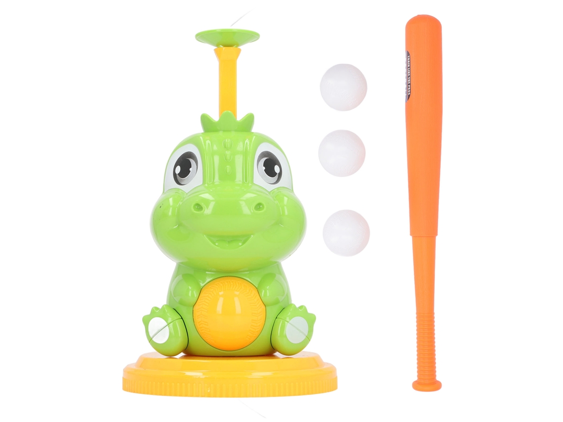 Walshlxq brinquedo Lançador de Beisebol para Crianças Máquina de Lançamento Dinossauro Esportes Ao Ar Livre Jogos de Treinamento
