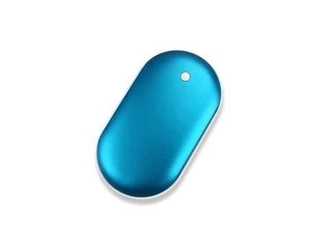 Carregador portátil aquecedor USB e aquecedor de mãos no inverno 2000mAh recarregável (azul) BININBOX