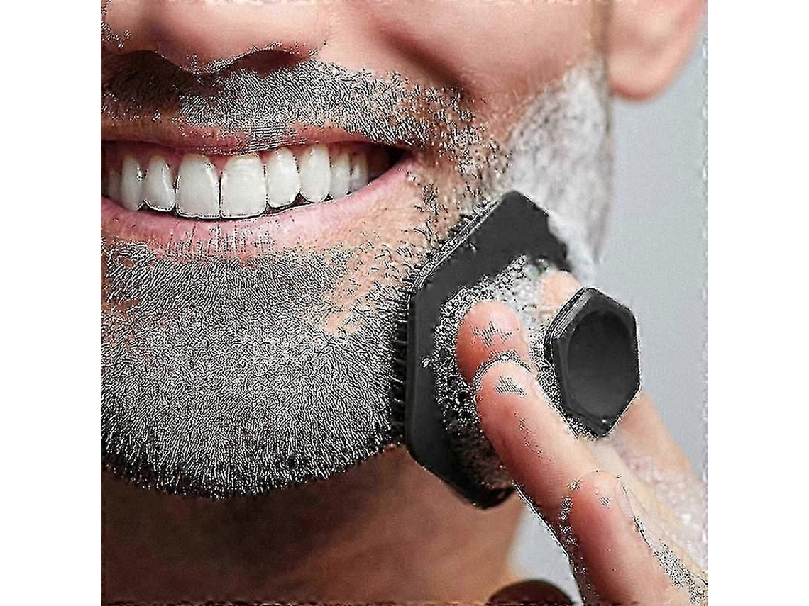 Escova de Limpeza Facial Masculina em Silicone para Massagem, Esfoliante Facial, Ferramenta Cuidados com a Pel E_cp 25 26 GOKOCO