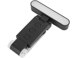 Luminária De Leitura Akozon Recarregável Via Usb Com Clipe, 6 Níveis De Brilho E 5 Cores, Dobrável, Led, Para Uso Na