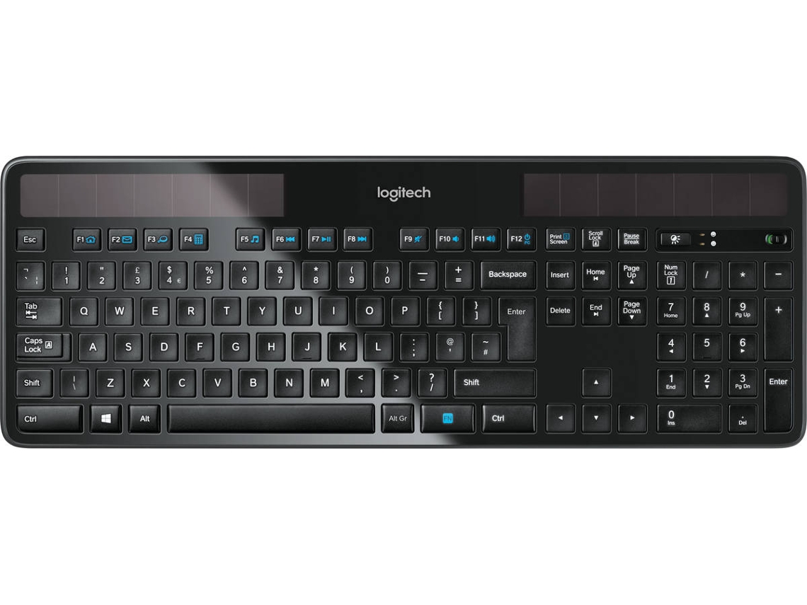 Teclado LOGITECH K750 (Wireless - Layout Alemão)