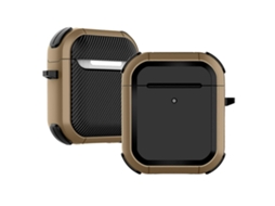 Camada protetora de TPU resistente a impactos e à prova de choque para fones de ouvido sem fio AirPods 1/2 GIECY