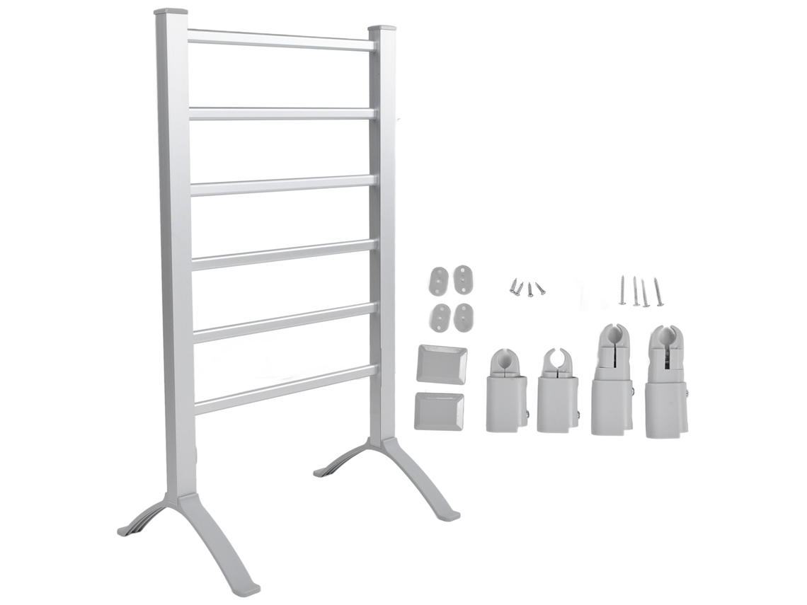 Rack de toalhas elétrico EOOCOO, parede ou piso, com aquecimento