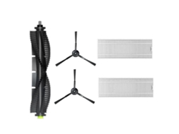 Acessórios de Aspirador 5 peças escova rolante filtro escova lateral para qihoo 360 s10 x100 max de pó