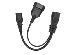 HURRISE Cabo Y Profissional Iec320 C14 a C13 e Ue 12 6 Pol. 10A 250V