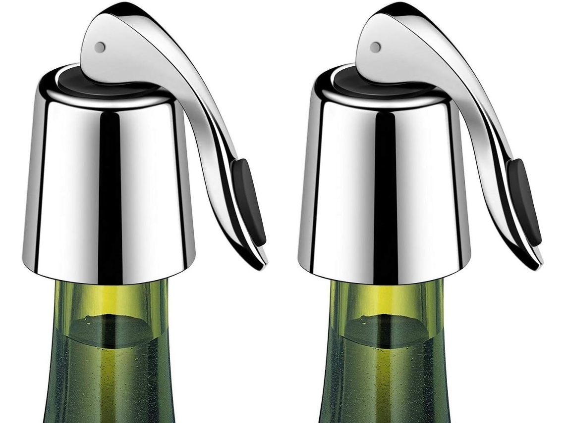 Rolha de Vinho em Aço Inoxidável, Rolha de Vinho com S BRILVIBERA
