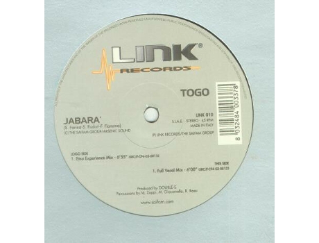 Vinil Jabara, Togo Link Records