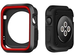 Capa Apple Watch Series 6 G4M 40mm Preto, Vermelho