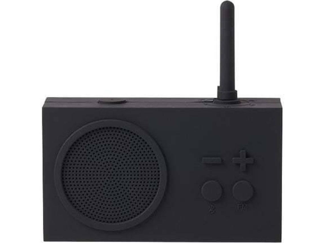 Rádio FM LEXON Tykho 3 (Autonomia: Até 20 horas - Bluetooth - Bateria - Preto)
