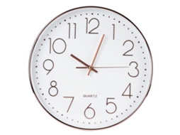 Rebe-reloj De Pared De Cuarzo Silencioso Grande Colgante Para Hogar Oficina Dormitorio Decoración Oro Rosa