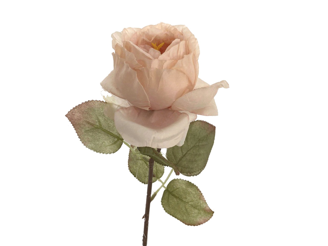 Rosa Artificial Para Decoração De Mesa E Casa Champagne