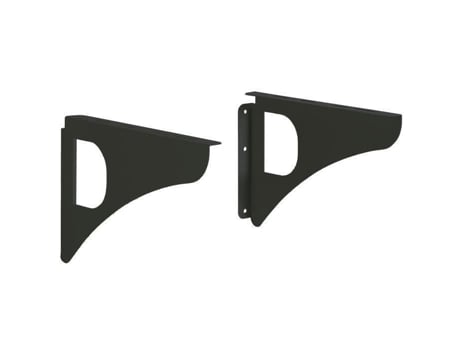 Équerre Design Decayeux Cinza Aço 2 Mm De Espessura Conjunto De 2