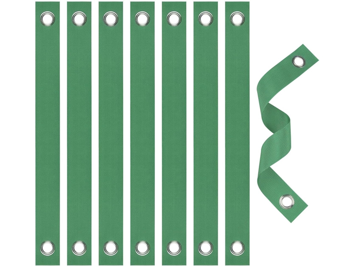 Kit 8 Cintas Verdes Para Fixação E Proteção De Árvores