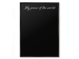 Magnetic Board My Piece Of The World For The Living Room Espelharte (50x70 Cm)