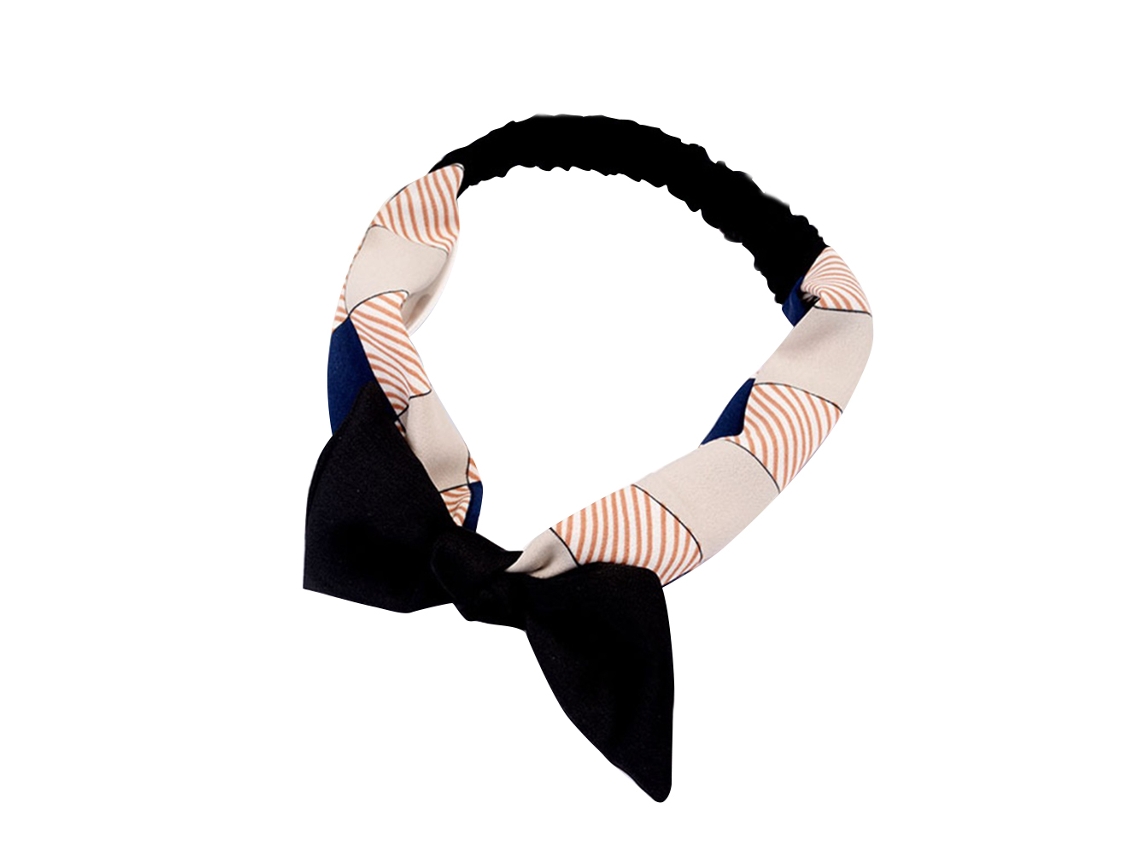 Cinta De Cabelo Estampada Elástica