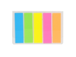Marcadores de Página Película Fluorescente Transparente Pestañas Adhesivas para Marcar Páginas Cuadernos
