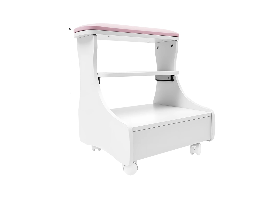 Carrinho de Spa para Banho Dos Pés, Uso Multifuncional, Mobilidade Fácil, Branco OEM