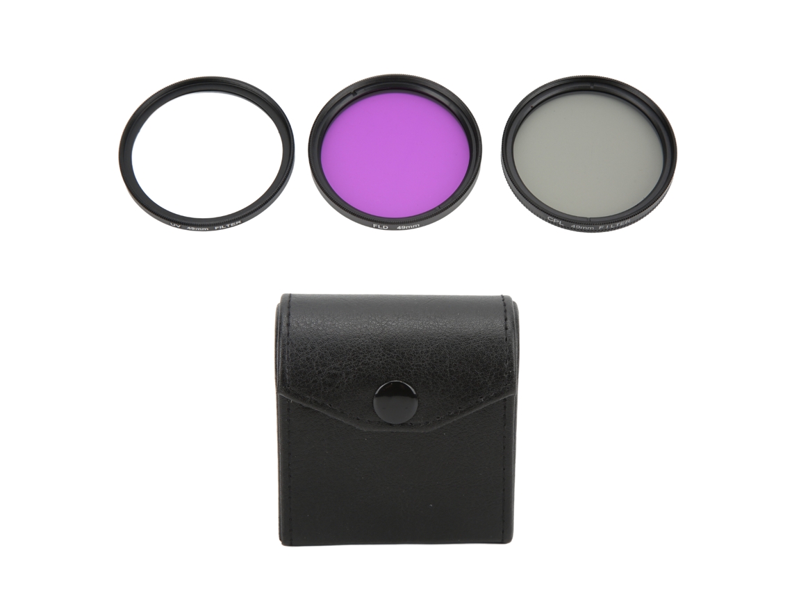 3pcs/set 49mm Multi Coated Lens Filter Camera Uv Cpl Fld Lens Filter Kit For Camera Accessories 1484 LAXISCREED