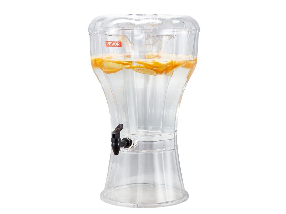 Dispenser De Bebidas 13 L Para Festas De Plástico Com Torneira Antigotejamento Vevor