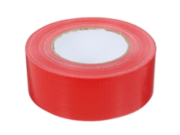 Fita Adesiva Vermelha, 1 Rolo de Fita Adesiva Resistente, Fita Adesiva Vermelha para Uso Interno e Externo. GOKOCO