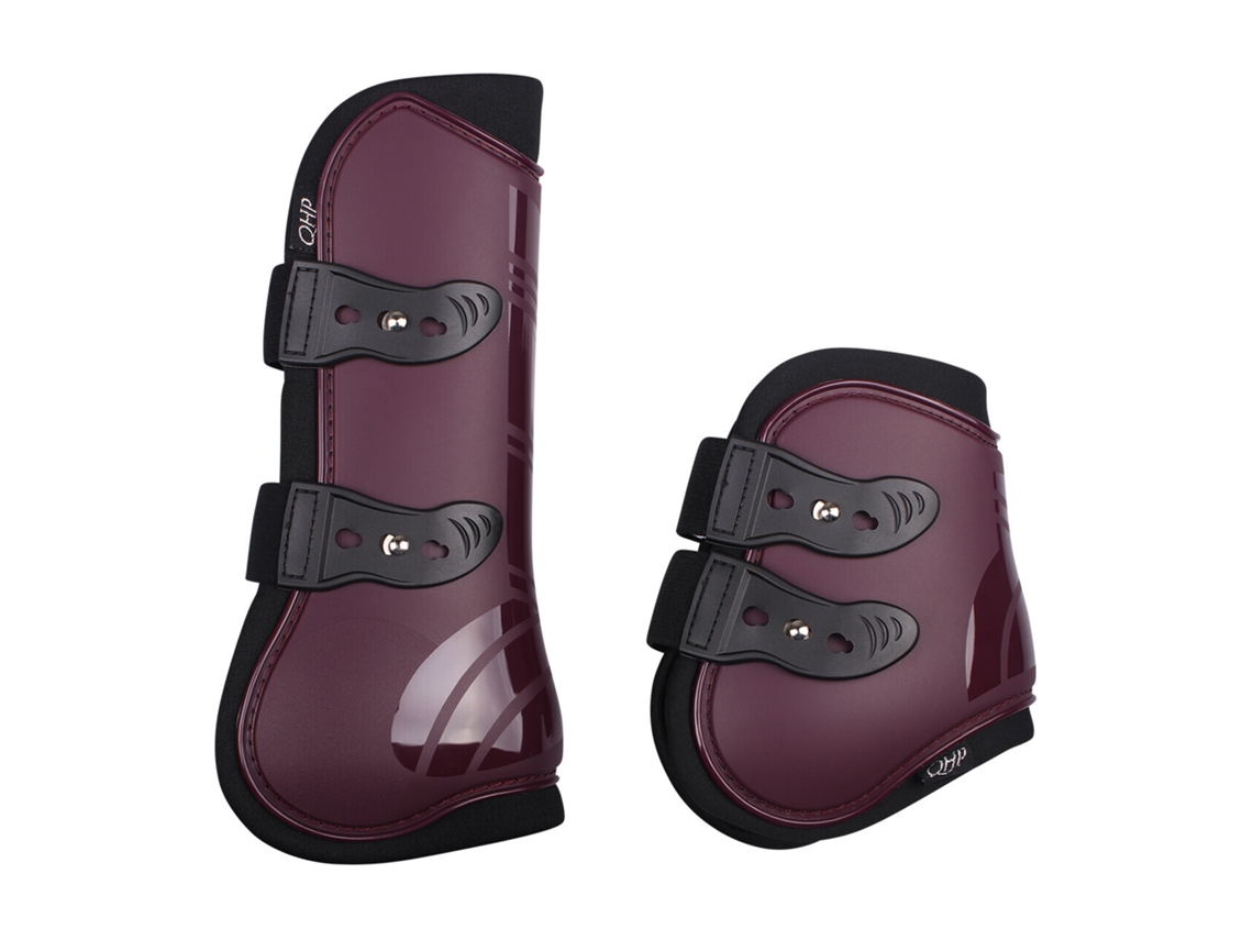 Conjunto de Polainas Dianteiras e Protectores de Boleto para Cavalos QHP