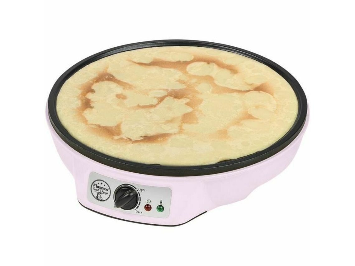 Máquina de Crepes BESTRON Sweet Dreams Cor de Rosa