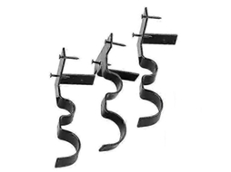 2pcs Suportes De Barra De Cortina De Polos Duplos Para Instalação No Quadro Da Janela Preto