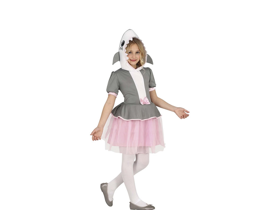 Fato de Menina GUIRCA Tubarão Cinza Com Saia De Tule (7-9 anos)
