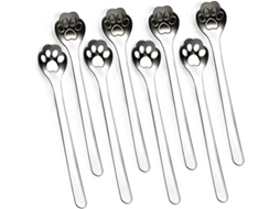 2026 cuchara de Garra de Gato 8 Piezas de Acero Inoxidable 18/10, 5,9 Pulgadas, para Café, Postre Y Helado