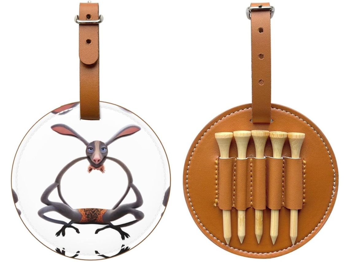 Bolsa para Tees de Golfe Anglerfish com Luzes, Fácil de Transportar e Eficiente | S/MARCA