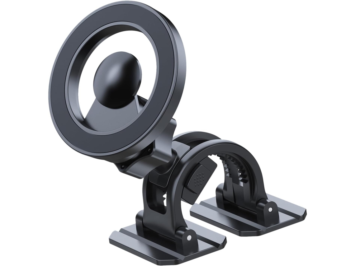 Suporte Magnético Para Celular Veicular Com Rotação De 360 Graus E Design Dobrável.