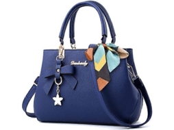 Bolsa de Couro Pu AQUAFORGE com Alça Superior, Estilo Tote, Uso Diário, Trabalho