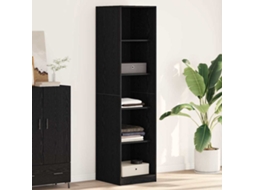 Vidaxl Guarda-roupa Carvalho Preto 50 X 50 X 200 Cm