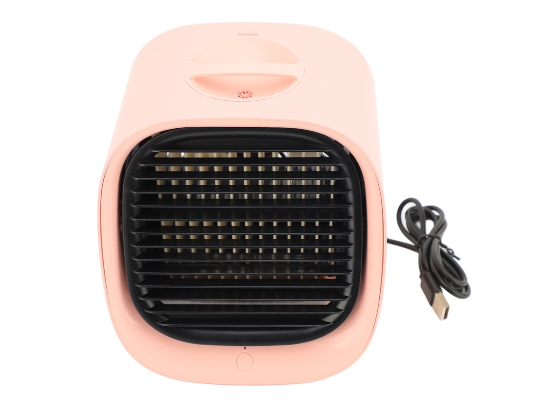Ar Condicionado Portátil Usb Silencioso Rosa Casa Viagem