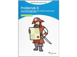 Livro Problemak 8 Santillana Koadernoak de Batzuk (Basco)