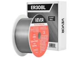 Fio De Soldadura Mig Sólido Er308l 0,8 Mm 0,9 Kg Aço Inoxidável Vevor
