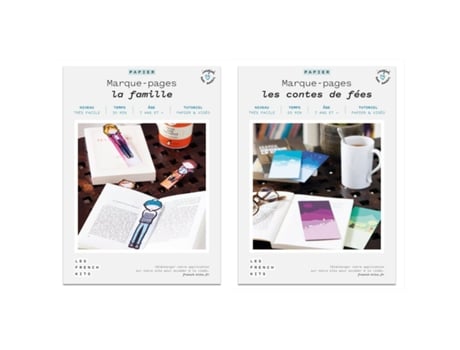 2 Caixas de Papel Diy 12 Marcadores Les French Kits