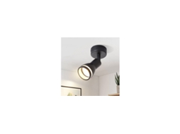 ZMH Projetor de teto moderno GU10 1 chama em metal para varanda cozinha escritório