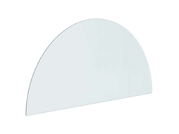 Maison Exclusive - Placa De Vidro Para Lareira Transparente 1000 X 500 Mm Vidro