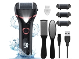 Conjunto Manicure/pedicure Removedores De Calos Elétricos Máquina De Pedicure Profissional Kit De Cuidados Em Casa Preto